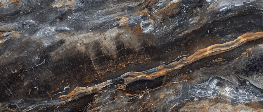 Керамогранит Neodom N20340 Titanium Lawa Nero Polished 120x280