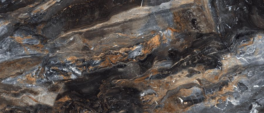 Керамогранит Neodom N20340 Titanium Lawa Nero Polished 120x280