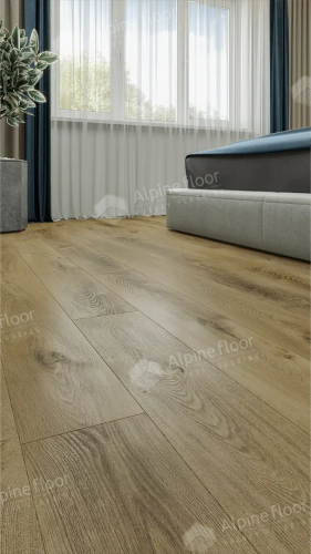 Кварцвиниловая плитка Alpine Floor Liberty Loose Lay LVT Дуб Натуральный Отбеленный ECO 23-3
