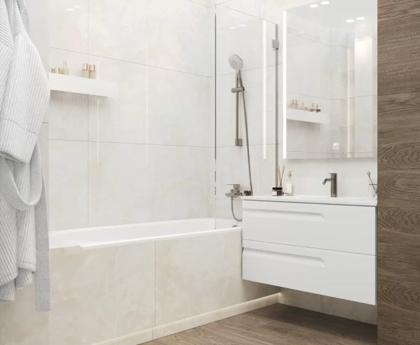 Керамогранит Ceradim х9999304210 Onyx Talent Кремовый Полированный 60х120