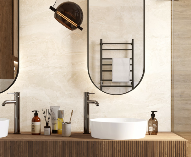 Керамогранит Laparet 48029R Polaris beige глянцевый обрезной 40x80