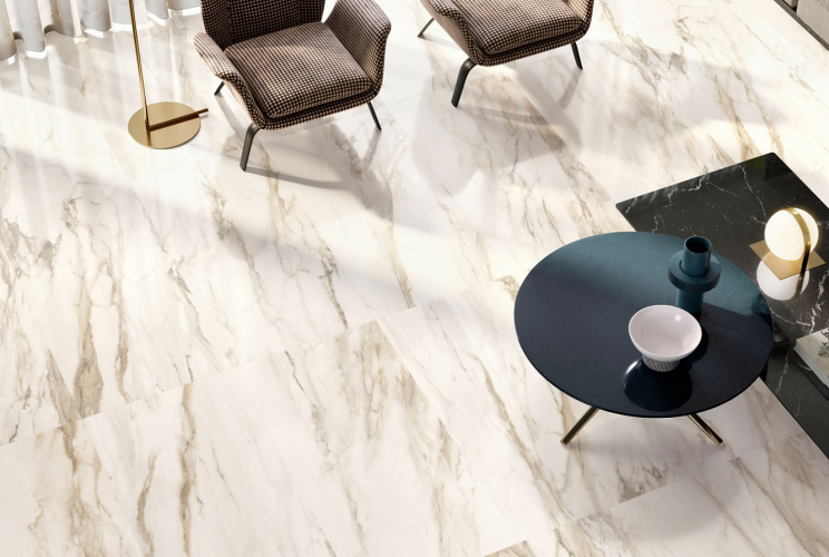 Керамогранитa Sant Agostino CSATMGOK18 Trumarmi Gold Krystal 90x180