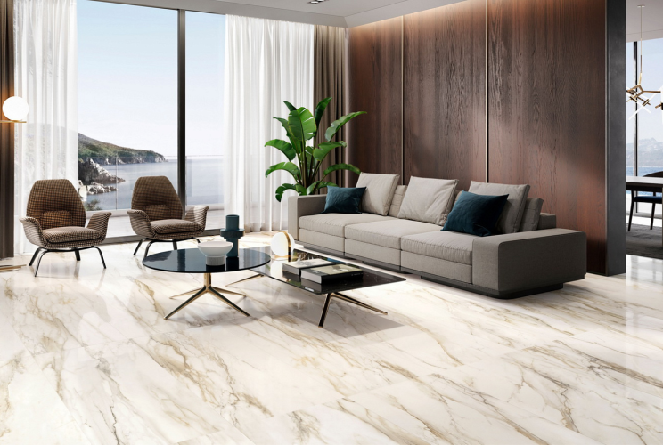 Керамогранитa Sant Agostino CSATMGOK18 Trumarmi Gold Krystal 90x180