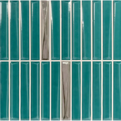 Керамическая плитка Monopole Melody Decor Turquoise Silver 20x20