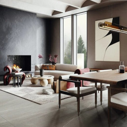 Керамогранит Idalgo Sofia Grey Anthracite / София Серый Антрацит MR 60x120