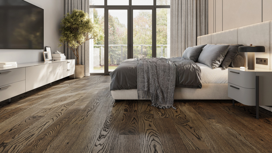 Паркетная доска Amber Wood A12.33.10.189-007 Дуб Коттедж 1860x189x14 мм