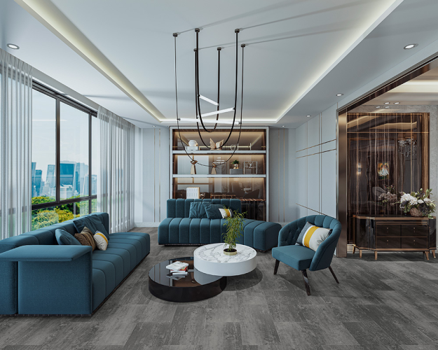 Кварц-виниловый ламинат SPC Alta Step Arriba Гранит темный SPC9903