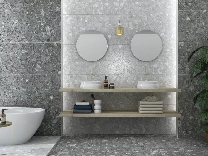 Керамогранит Maimoon Ceramica Carving Emrald Grey 60х120