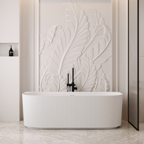 Ванна из искусственного камня ABBER Stein AS9630 белая матовая