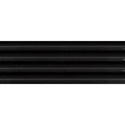 Плитка Equipe Costa Nova 28468 Praia Black Glossy 5x20