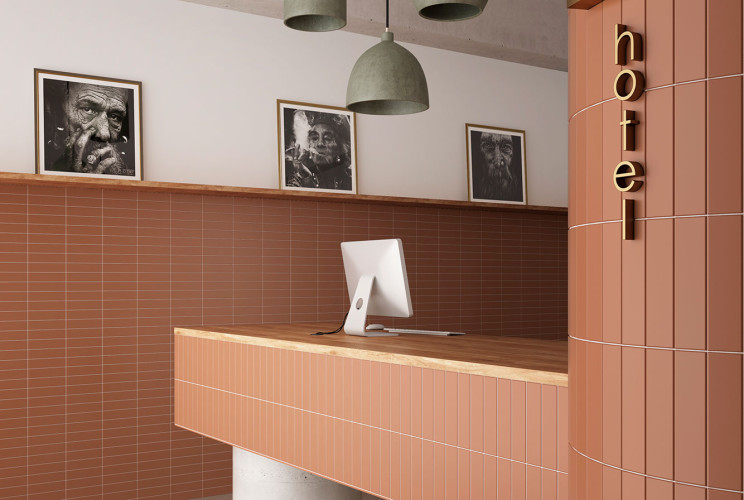 Плитка Equipe Costa Nova 28451 Straw Glossy 5x20