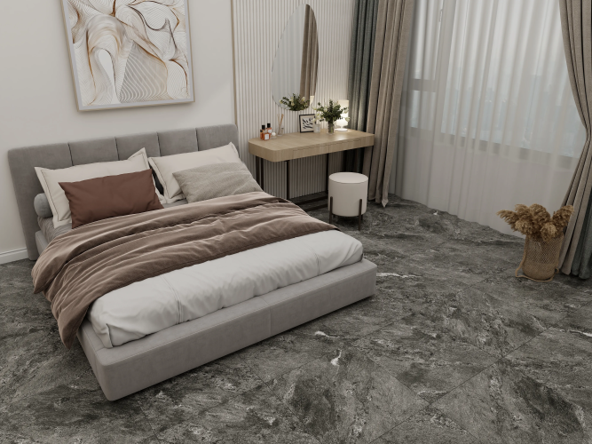 Керамогранит Duna RP-238592 Shadestone Black Polish Sugar 60x60