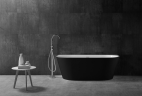 Акриловая ванна ABBER AB9216-1.7MB черная матовая