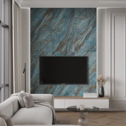 Керамогранит Laparet х9999312960 Beam Turquoise бирюзовый лаппатированный шайн 60х120