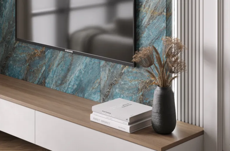 Керамогранит Laparet х9999312960 Beam Turquoise бирюзовый лаппатированный шайн 60х120