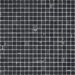 Мозаика LeeDo Ceramica Nero Oriente POL (15x15x4) 305х305, полированная глянцевая