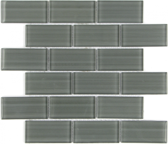 Мозаика LeeDo Ceramica Mattoni Grigio (50x100) 300х300, полированная глянцевая
