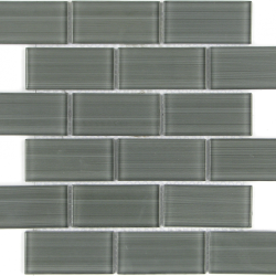 Мозаика LeeDo Ceramica Mattoni Grigio (50x100) 300х300, полированная глянцевая