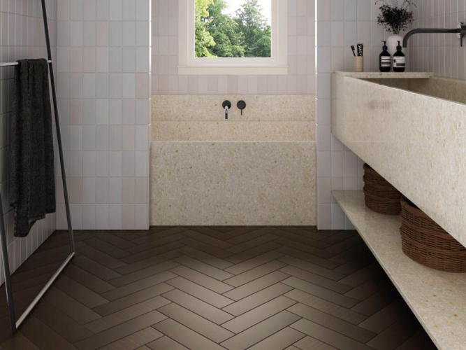 Плитка Equipe Babylone 26689 Terre Brown 36,8x9,2