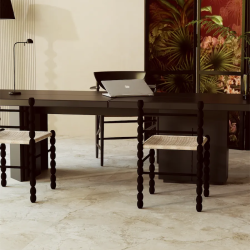 Керамогранит NT Ceramic NTT9519AC Travertine Taupe Antislip Carving 60x120