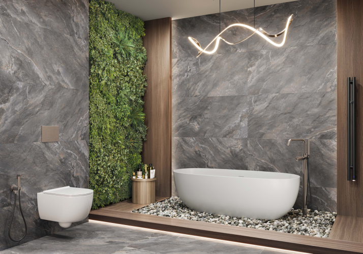 Керамогранит LCM 60120RGE55M Argenta Color матовый карвинг 60x120