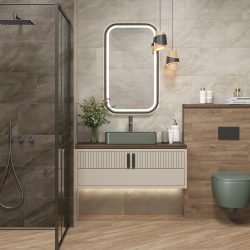 Керамогранит Delacora D120230M Nepal Dark матовый карвинг 60x120