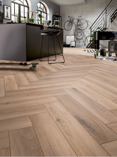 Ламинат Swiss Krono Tex Herringbone Дуб Бейкер D8231/Дуб Мец D3766