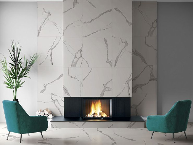 Керамогранит Global Tile Anima GT120601503PR Белый 60x120