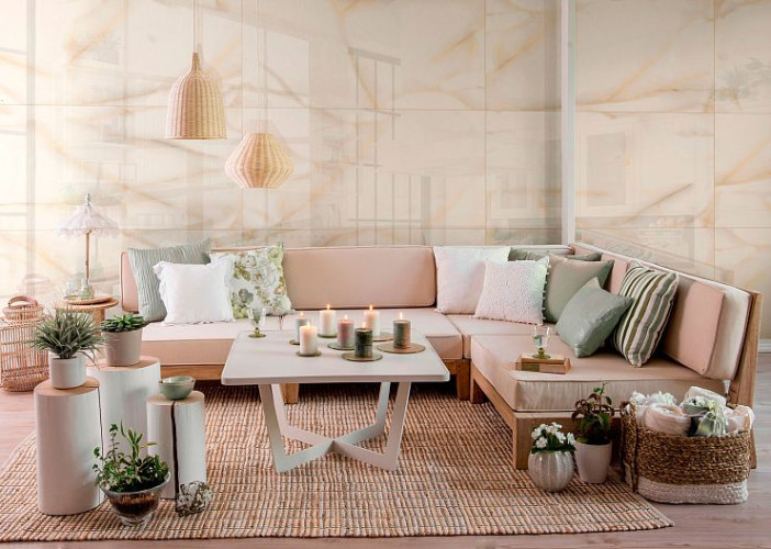 Керамогранит Global Tile Oriento GT120606602PR Бежевый 60x120