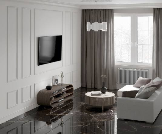 Керамогранит Laparet Xtreme Nero Полированный 60х120