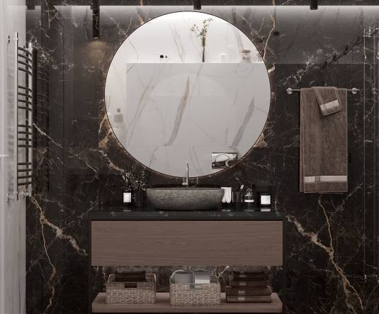 Керамогранит Laparet Xtreme Nero Полированный 60х120