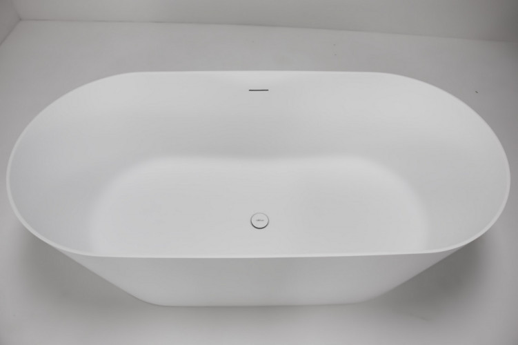 Ванна из искусственного камня ABBER Stein AS9626 белая матовая