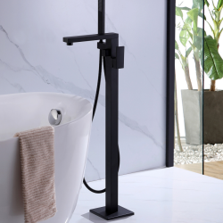 Смеситель ABBER Daheim AF8215B напольный, черный матовый