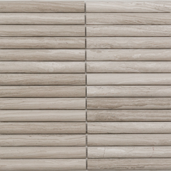 Мозаика Pixel Mosaic PIX 348 White Wooden, Convex, чип 20х151 мм, сетка 300х305х12 мм