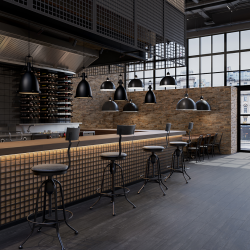 Керамогранит StaroWood Polo Nero Matt 20x120