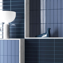 Плитка Equipe Costa Nova 28446 Banyan Blue Glossy 5x20