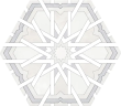 Керамогранит Monopole Radiant White 20x24