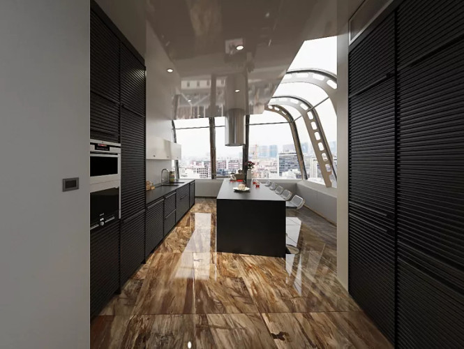 Керамогранит Art Ceramic Arty Brown High gloss 60x120