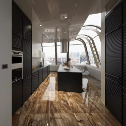 Керамогранит Art Ceramic Arty Brown High gloss 60x120