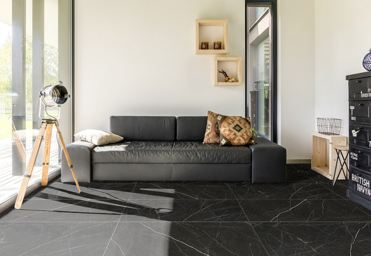 Керамогранит Idalgo Sofia Black Olive / София Черно-оливковый MR 60x120