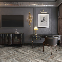 Кварц-виниловый ламинат SPC CronaFloor Herringbone Дуб Реймс BD-40035-2