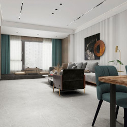 Керамогранит Global Tile Ideal GT1206020505LGR Черный 60x120