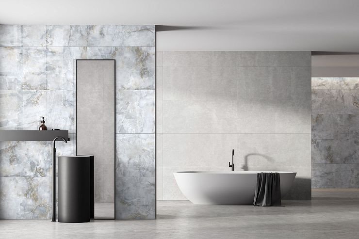 Керамогранит Global Tile Orinda GT606010816PR Голубой 60x60