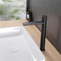 Смеситель ABBER Rund AF8711B для накладной раковины, черный матовый