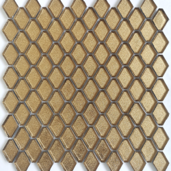 Мозаика LeeDo Ceramica Diamanti d'oro 24x42x6 282x310, структурированная полуглянцевая 