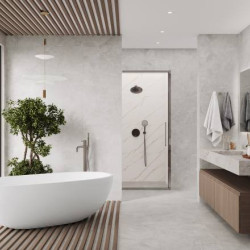 Керамогранит Laparet SG50005220R Pluto Silver светло-серый матовый 59,50x119,10