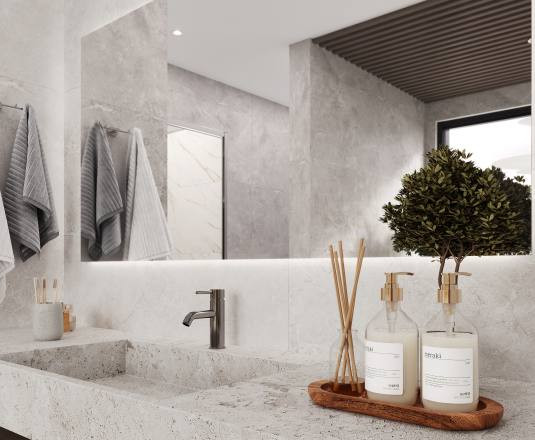 Керамогранит Laparet SG50005220R Pluto Silver светло-серый матовый 59,50x119,10