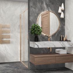 Керамогранит LCM 60120RGE15M Argenta Gray матовый карвинг 60x120