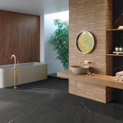 Керамогранит Atlas Concorde Russia 600010002434 Forte dei Marmi Rock Venaria Black Matt Rett 120x120