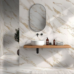 Керамогранит Global Tile Calacatta Royal GT120600103MR Белый 60x120